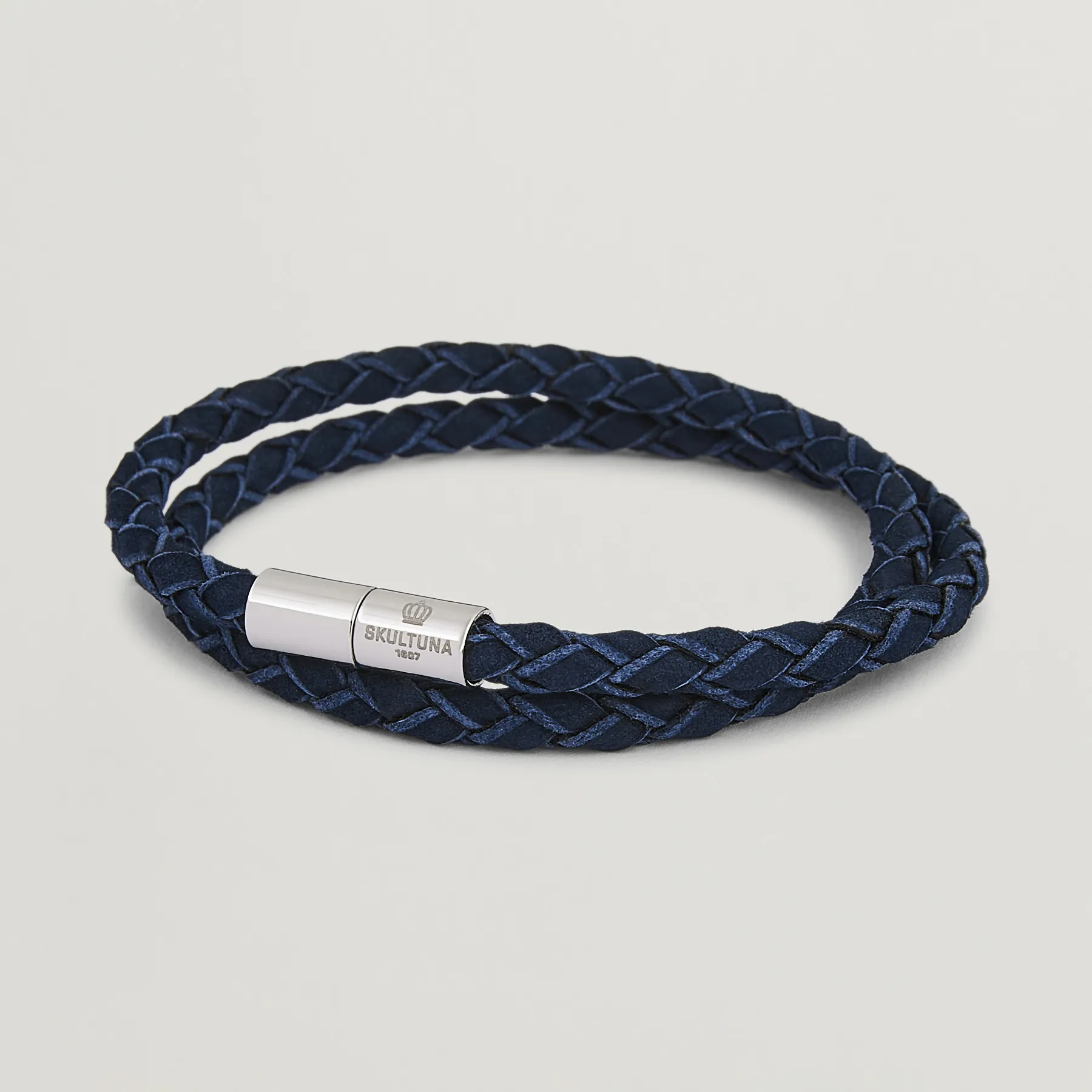 Skultuna The Suede Bracelet Blue
