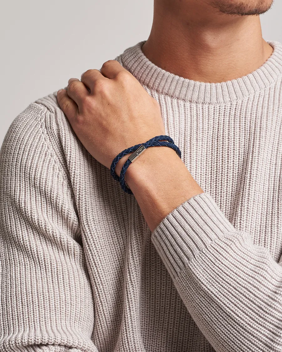 Skultuna The Suede Bracelet Blue